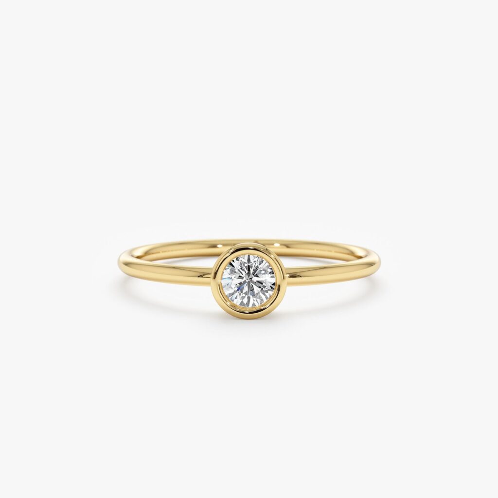 Solitaire Diamond Engagement Ring