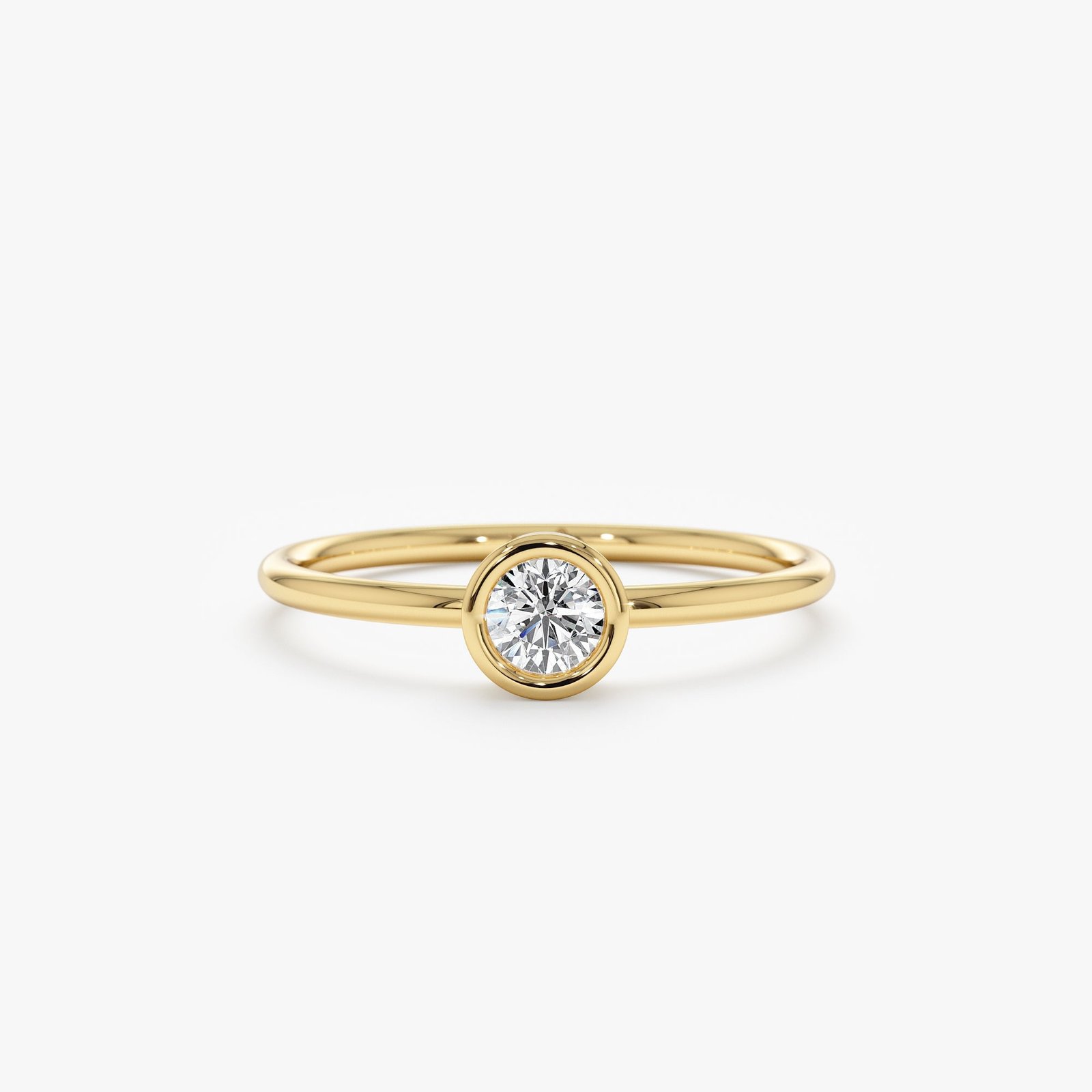 Diamond solitaire ring in hallmarked 925 sterling silver