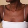 Solitaire Diamond Heart Necklace - Image 3