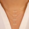 Elegant solitaire necklace with a subtle sparkle pendant