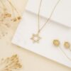 Star of David Diamond Charm Necklace - Image 2