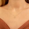 Star of David Diamond Charm Necklace - Image 3