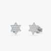 Star of David Diamond Studs - Image 4