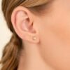 Sunflower Diamond Studs - Image 4