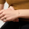 925 Silver Alora Bracelet with delicate gold-plated finish