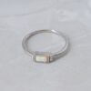 925 sterling silver ring with thick gold plating