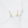 Swarish Diamond Stud Earrings - Image 5