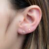 Swarish Diamond Stud Earrings - Image 6