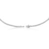 925 Sterling Silver 3-Prong Diamond Riviera Necklace - Image 3