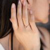 Birthstone Minimalist 925 Sterling Silver Ring - Image 5
