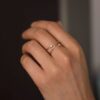 Cross Diamond Minimalist Ring - Image 2
