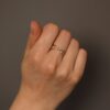 Cross Diamond Minimalist Ring - Image 5