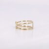 Cross Diamond Minimalist Ring - Image 6