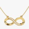 Diamond Infinity Minimalist Necklace - Image 6