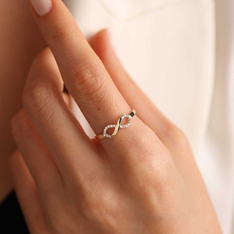 The Karat Store Infinity Symbol Minimalist Ring