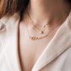 Minimalist Teardrop Diamond 925 Sterling Silver Necklace - Image 4