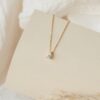 Minimalist Teardrop Diamond 925 Sterling Silver Necklace - Image 6