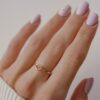 Sparkle Heart Ring with polished heart-shaped design