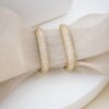 Thick U Shape Diamond Hoops - Image 4