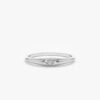 Thin Diamond Dome Ring - Image 2