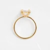 Asscher cut diamond ring with distinctive step-cut sparkle