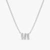 Triple Baguette Diamond Cluster Necklace featuring Premium CZ Diamond stones