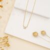 Triple Baguette Diamond Necklace - Image 6