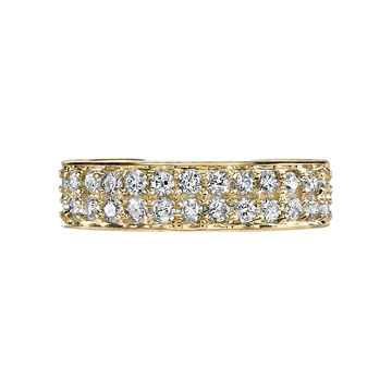 Two Row Diamond Ear Cuff | Diamond Ear Cuffs