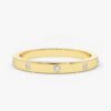 Sterling silver wedding band with a clean, timeless profile