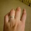 Timeless wedding band with premium CZ diamond details