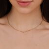 White Diamond Cuban Chain Necklace - Image 2