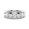 925 Sterling Silver 1.5CT. Cushion Shaped Diamond Bridal Set Men Wedding Band - Image 26