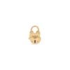 925 sterling silver lock pendant ring with a simple 19MM shape