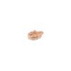 Simple lock-shaped ring pendant with thick gold plating