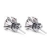 Classic stud earrings with a simple polished silhouette