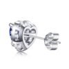 Sterling silver stud earrings with thick gold plating