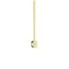 Pear necklace measuring 10mm wide and 6.4mm high