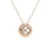 925 Sterling Silver 1CT. Round Cut Diamond Bezel Set Pendant Necklace - Image 9