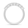 925 Sterling Silver 2.8 Ctw Emerald Cut Diamond Half Eternity Band - Image 6