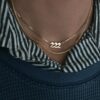 925 Sterling Silver 222 Necklace On Box Chain - Image 2