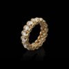 925 Sterling Silver ring featuring premium CZ diamond stones