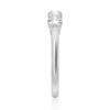 925 Sterling Silver 3.75MM 5 Stone Shared Prong Diamond Anniversary Band - Image 5
