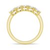 925 Sterling Silver 3.75MM 5 Stone Shared Prong Diamond Anniversary Band - Image 9