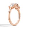 925 Sterling Silver 3 Stone Shared Prong Set Diamond Anniversary Band - Image 10