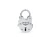 925 Sterling Silver lock ring with a classic openable design