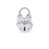 925 Sterling Silver lock ring with a classic 35MM profile