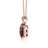 925 Sterling Silver 3CT. Cushion Cut Alexandrite Diamond Pave Pendant - Image 4