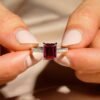 Ring featuring a balanced 2.68ct total stone weight