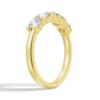 925 Sterling Silver 4.5MM 5 Stone Shared Prong Diamond Anniversary Band - Image 7