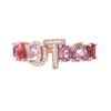 925 sterling silver ring with thick gold plating